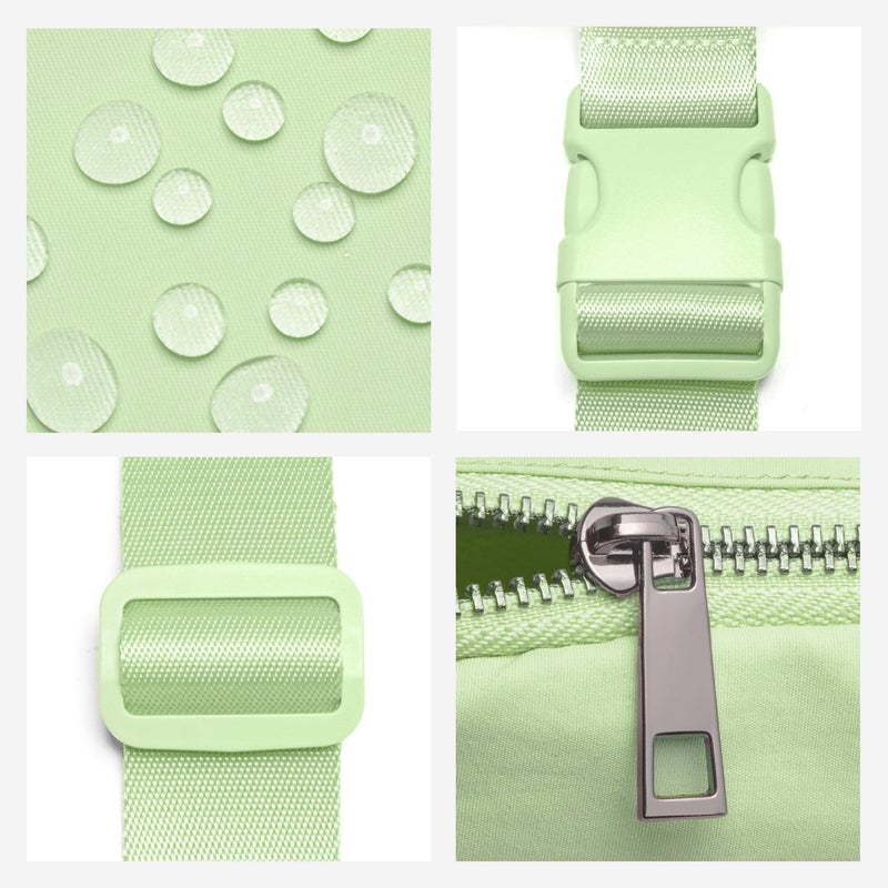 Gitus Belt Bag for Women Fanny Pack Crossbody Bags for Women Fashion Waist Packs with Adjustable Strap Gifts for Her Teen Girls (Light Green) - Image 4